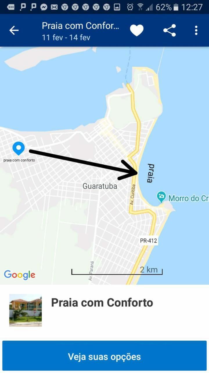 Praia Com Conforto Guaratuba Luaran gambar